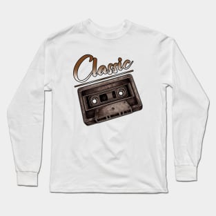 drawing cassette tape Long Sleeve T-Shirt